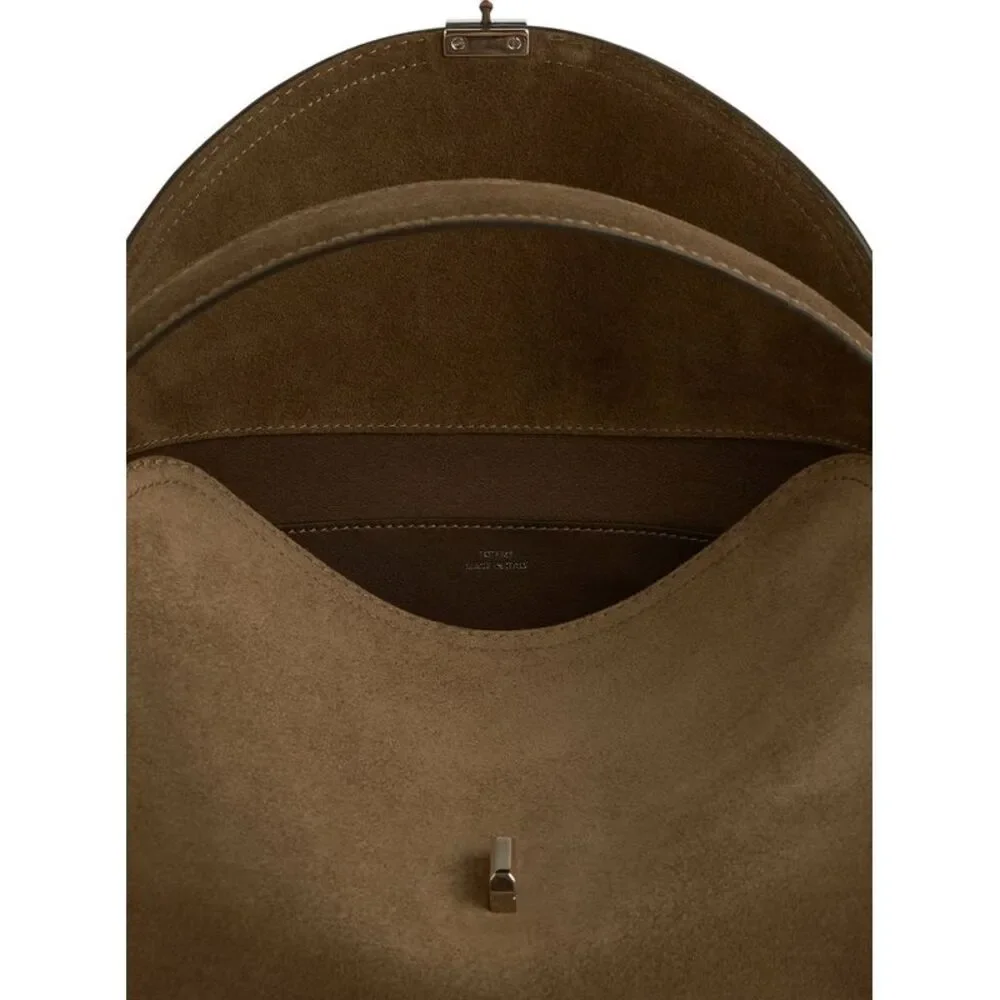 Toteme Women T-Lock Suede Top Handle - Picture 7 of 7